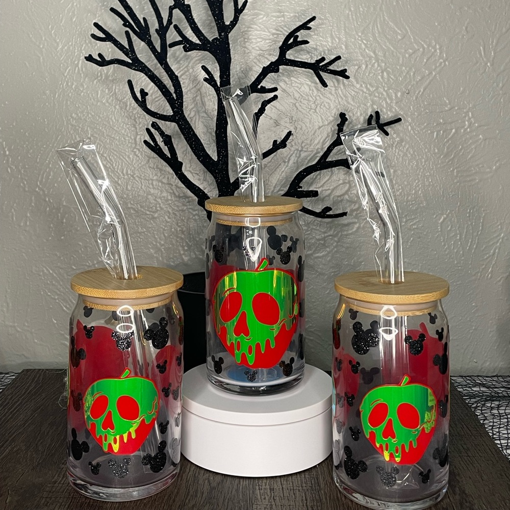 Disney inspired poison apple tumblers
